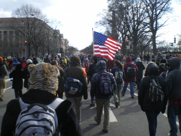 "Forward on Climate" rally and march in Washington D.C. Feb 17, 2012